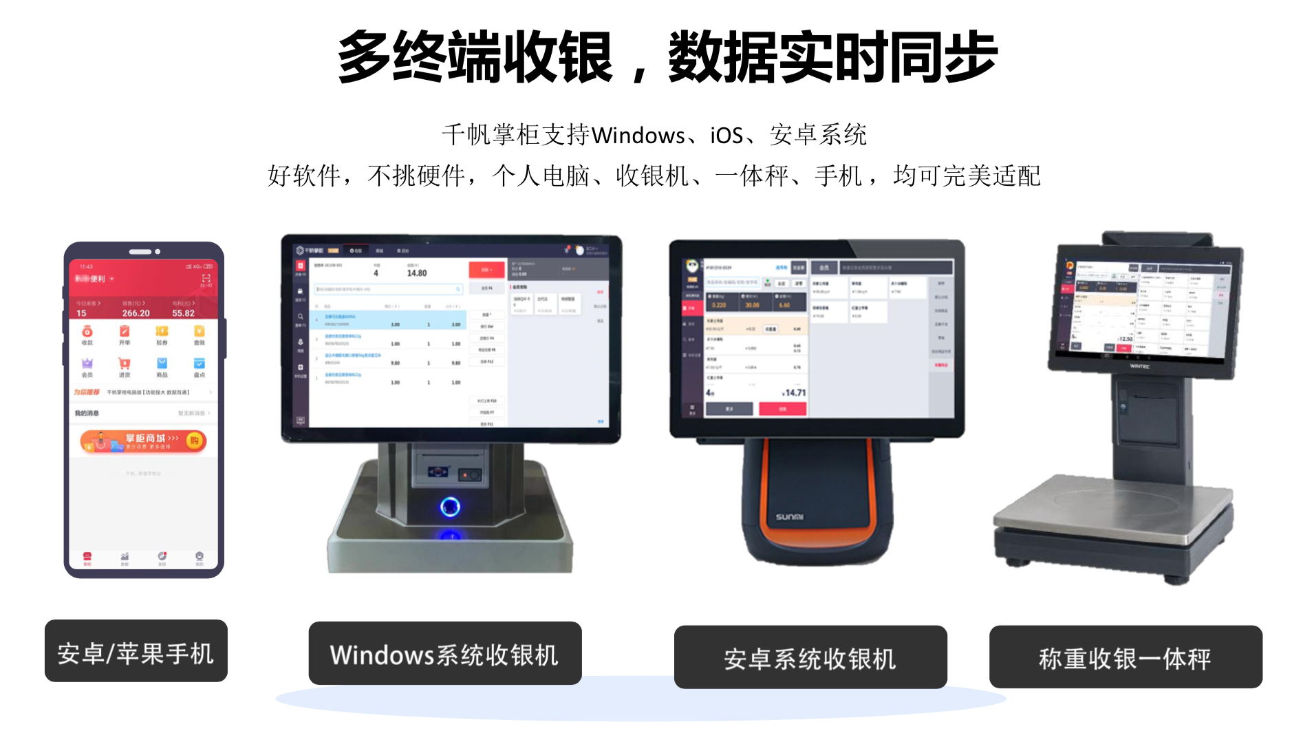 多终端收银